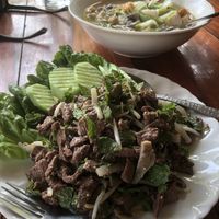 Larp  at Kapphet Vegan in Vang Vieng