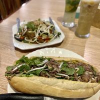Laap sándwich   at Kapphet Vegan in Vang Vieng