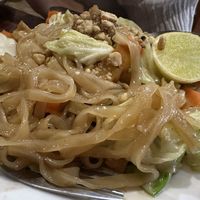 Pad Thai  at Kapphet Vegan in Vang Vieng