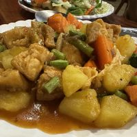 Tofu Sweet&Sour  at Kapphet Vegan in Vang Vieng