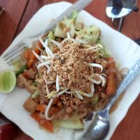 Pad Thai at Kapphet Vegan in Vang Vieng