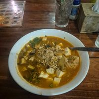 This is what I was served! at Kapphet Vegan in Vang Vieng