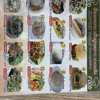 #14 was what I thought was the fried mushroom with noodles but was different   at Kapphet Vegan in Vang Vieng