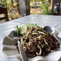 Larp Salad  at Kapphet Vegan in Vang Vieng