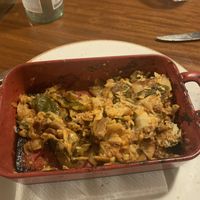 Half eaten Lasagna   at Sa Bodegueta in Mallorca