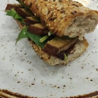 Smoked tofu sandwich at Sa Bodegueta in Mallorca