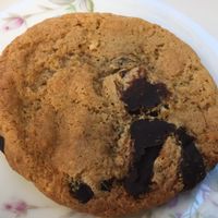 Choc peanut cookie  at For Change Cafe - Melbourne Uni. in Parkville