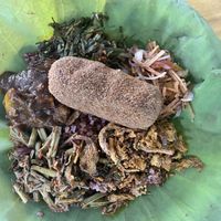 Curry #1 with cutlet   at Ranbath in Colombo