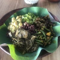 Rice and five curries for just 350 rupees! at Ranbath in Colombo