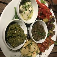 Vegan platter  at The Lillipad Cafe in Cairns