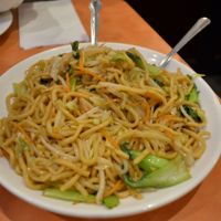 Vegan noodles. Yummy at Enjoy Vegetarian Restaurant - Sunset District in San Francisco