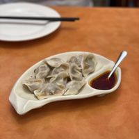 Veggie dumplings   at Enjoy Vegetarian Restaurant - Sunset District in San Francisco