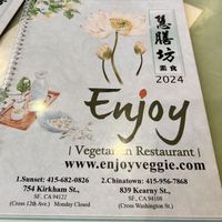   at Enjoy Vegetarian Restaurant - Sunset District in San Francisco