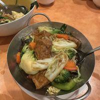 thai basil tofu + veg 8.5/10  at Enjoy Vegetarian Restaurant - Sunset District in San Francisco