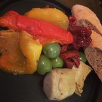 Vegan starter at te Seba in Glasgow