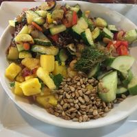 Vegan summer bowl at grow fresh local food in Macon