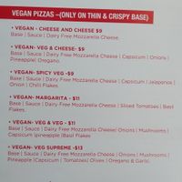 Menu Aug 2019 at Ghilli Pizza in Auckland