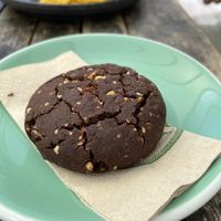 Peanut butter brownie cookie!!!  at Gratitude in Tauranga