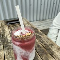 Sunrise Smoothie- very very yummy!!  at Gratitude in Tauranga