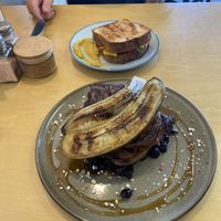 French toast and vegetable toastie   at Gratitude in Tauranga