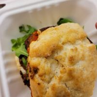 Biscuit sandwich at Honest Biscuits in Seattle