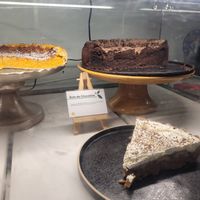 Choices of cake at DaTerra in Aveiro