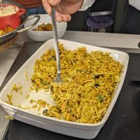 Alho-frances à brás at DaTerra in Aveiro