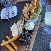 Table of vegetables but vegann  at Mito in Valparaiso