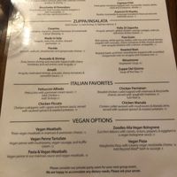 meatballs, pizza, and pasta at Made in Italy in Venice