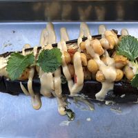 Vegan eggplant   at Kunsthauscafé in Graz