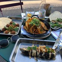 Outdoor seating   at Kunsthauscafé in Graz
