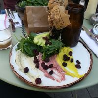 Del Prado breakfast at Kunsthauscafé in Graz