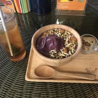 Roseberry coconut smoothie bowl at Café Studio in Phuket