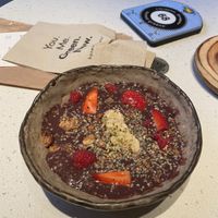 acai bowl at Honest Greens - Plaça Catalunya in Barcelona