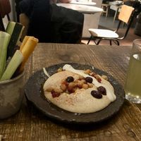 Hummus de kalamata  at Honest Greens - Plaça Catalunya in Barcelona