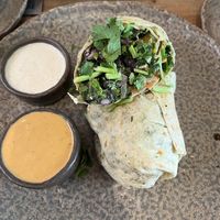 Vegan burrito  at Honest Greens - Plaça Catalunya in Barcelona