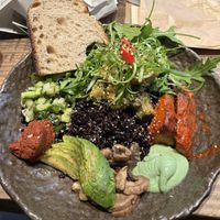 Wild Mediterranean Garden Bowl   at Honest Greens - Plaça Catalunya in Barcelona