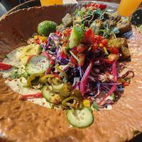 Latin Lovers Garden Bowl with herb tofu .  at Honest Greens - Plaça Catalunya in Barcelona