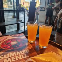 Carrot, Ginger and Turmeric drink  at Honest Greens - Plaça Catalunya in Barcelona