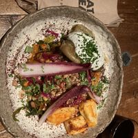 Warm halloumi bowl  at Honest Greens - Plaça Catalunya in Barcelona