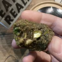 Matcha protein ball  at Honest Greens - Plaça Catalunya in Barcelona