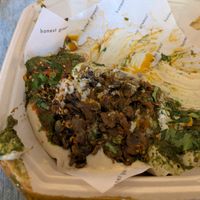 Mushroom hummus at Honest Greens - Plaça Catalunya in Barcelona