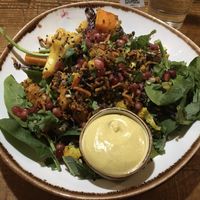 Creamy Curry Garden Bowl at Honest Greens - Plaça Catalunya in Barcelona