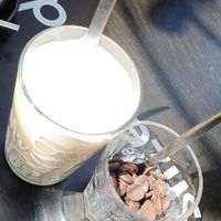 Dark chocolate oat milk at Mr NonNo in Rotterdam