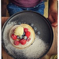 Vegan pancakes   at Mr NonNo in Rotterdam