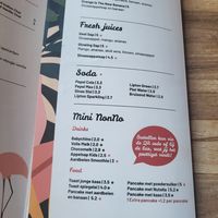The pink dot is vegan options at Mr NonNo in Rotterdam