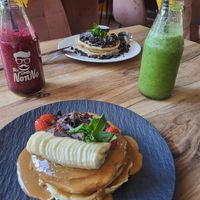 Oreo and "elevator" pancakes at Mr NonNo in Rotterdam