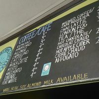 Drinks with soy or almond milk at Clementine Cafe and Deli in Moncton