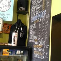 Menu. Salads can be made vegan, soups are normally vegan and the vege pate sandwich can be made vegan. at Clementine Cafe and Deli in Moncton