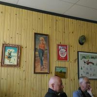 Cute art at Clementine Cafe and Deli in Moncton